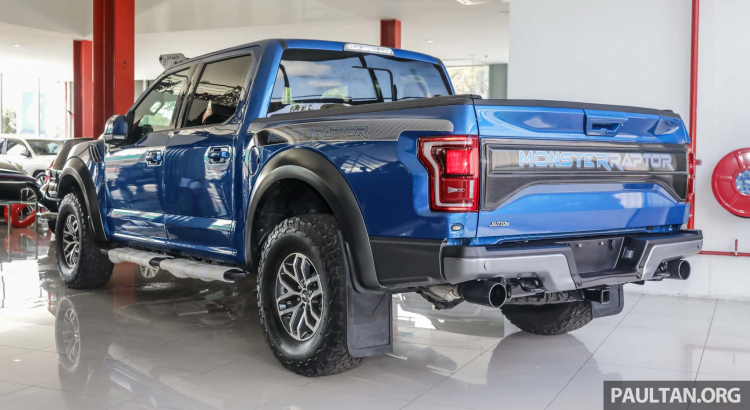 Bán tải Ford F-150 Raptor lắp ráp tại Malaysia có giá từ 4,4 tỷ đồng