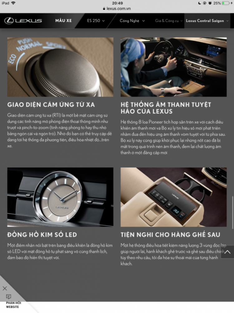 Lexus ES250 2019 chính thức xuất hiện tại Lexus Sài Gòn Lexus ES250 2019 chính thức xuất hiện tại Lexus Sài Gòn
