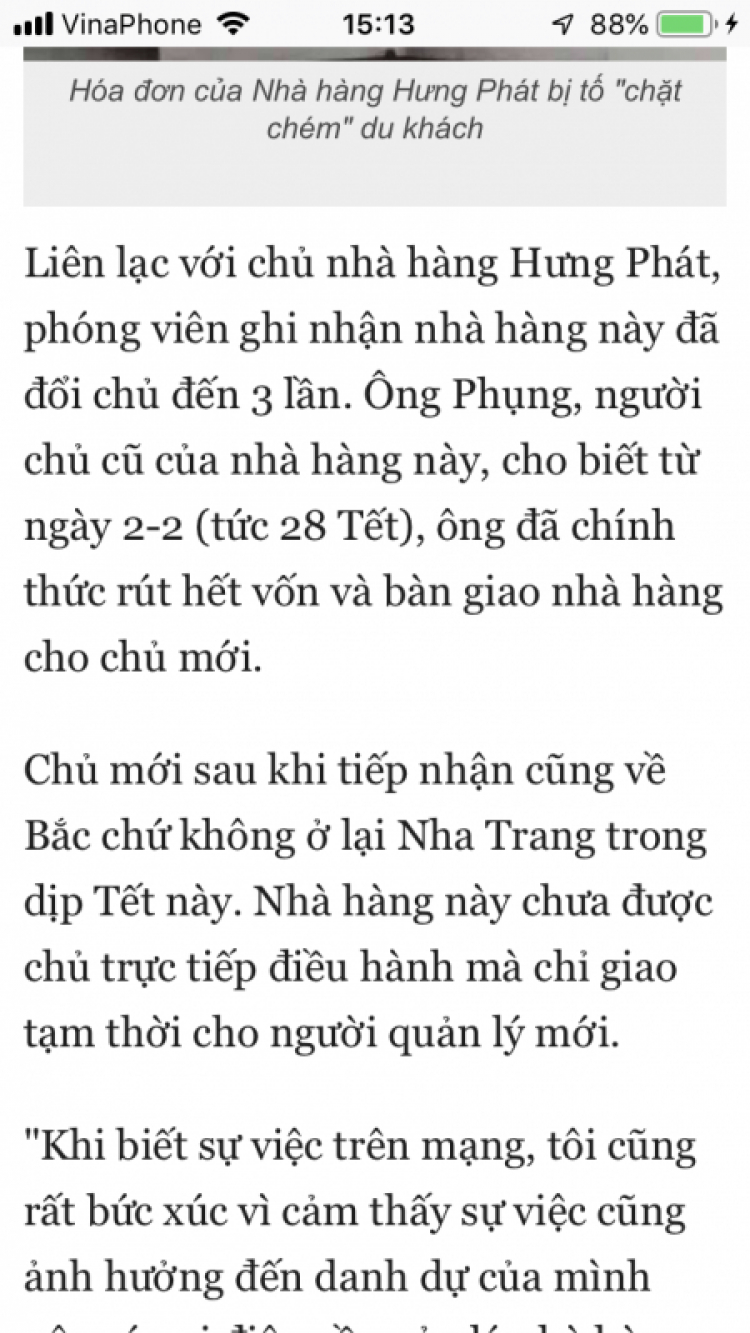 Nhà hàng Nha Trang mà chặt chém thế sao trời