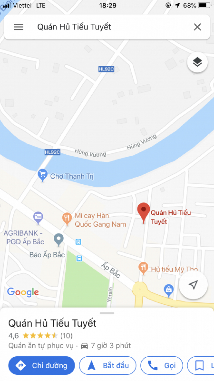 quán Hủ tíu Mỹ Tho ngon