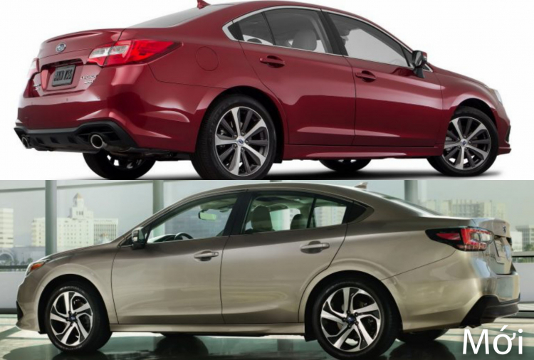 Sự khác biệt giữa Subaru Legacy thế hệ cũ và mới