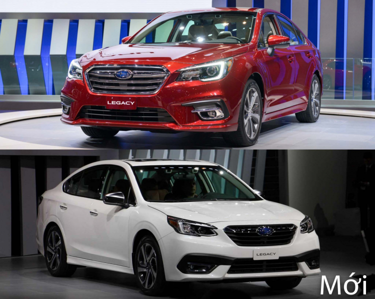 Sự khác biệt giữa Subaru Legacy thế hệ cũ và mới