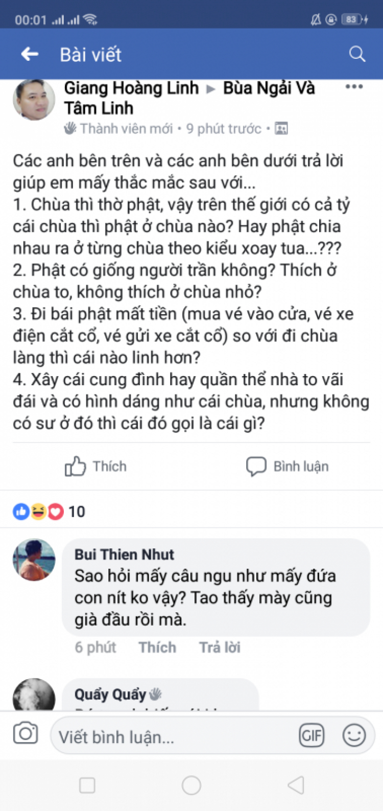 Buôn thần bán thánh ?