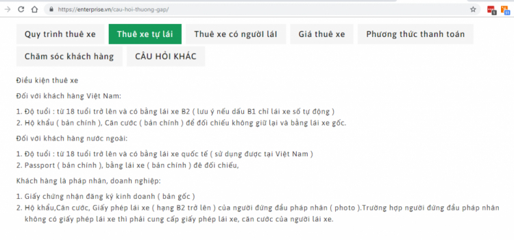 Thuê xe tự lái Thuê xe tự lái
