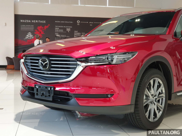 Mazda giới thiệu CX-8 tại Malaysia; 2 phiên bản động cơ xăng và dầu; bỏ ngỏ khả năng về Việt Nam