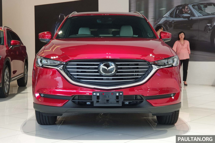 Mazda giới thiệu CX-8 tại Malaysia; 2 phiên bản động cơ xăng và dầu; bỏ ngỏ khả năng về Việt Nam