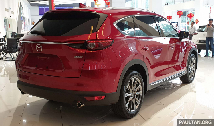 Mazda giới thiệu CX-8 tại Malaysia; 2 phiên bản động cơ xăng và dầu; bỏ ngỏ khả năng về Việt Nam
