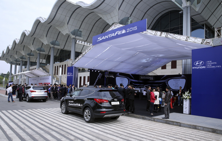 Hyundai Thành Công tổ chức lái thử xe SantaFe 2015