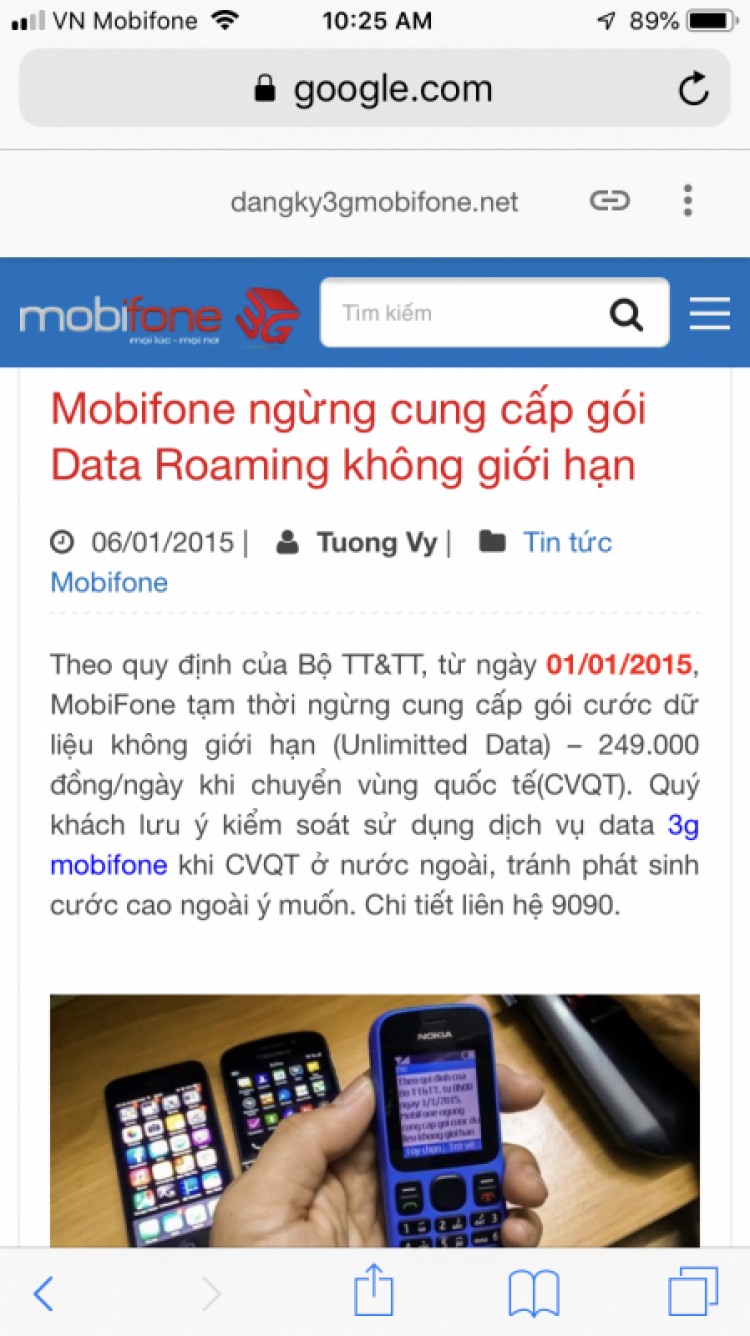 Data Roaming và Bộ TTTT