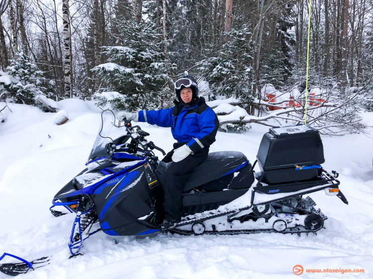 [Clip] Lái thử xe Snowmobile trên mặt biển Baltic ở Lulea, Thuỵ Điển
