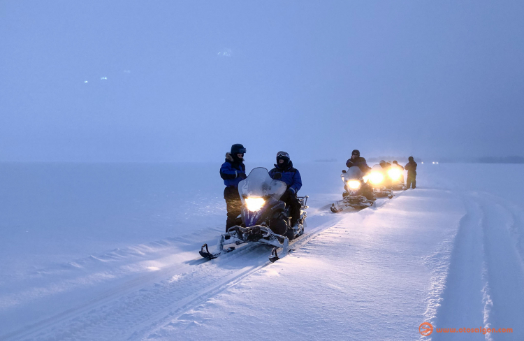 [Clip] Lái thử xe Snowmobile trên mặt biển Baltic ở Lulea, Thuỵ Điển