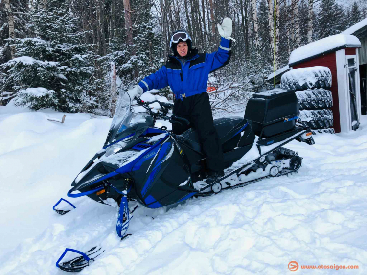 [Clip] Lái thử xe Snowmobile trên mặt biển Baltic ở Lulea, Thuỵ Điển