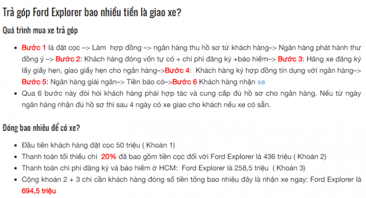Mua SUV 7 chỗ dưới 3 tỷ, chọn Explorer hay LC Prado? Mua SUV 7 chỗ dưới 3 tỷ, chọn Explorer hay LC Prado?