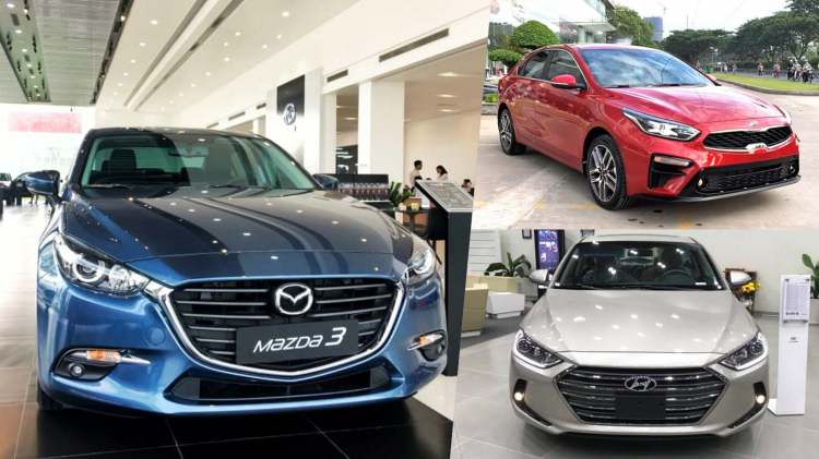 Bảng xếp hạng doanh số sedan hạng C tháng 01/2019: Mazda3 dẫn đầu phân khúc, theo sau là Kia Cerato