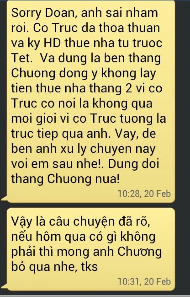 Em có phải cho tiền cò trong trường hợp này ? Em có phải cho tiền cò trong trường hợp này ?