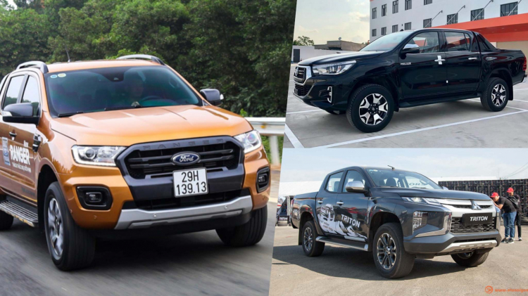 Bảng xếp hạng bán tải tháng 01/2019: Ford Ranger đứng đầu, xếp sau là Toyota Hilux