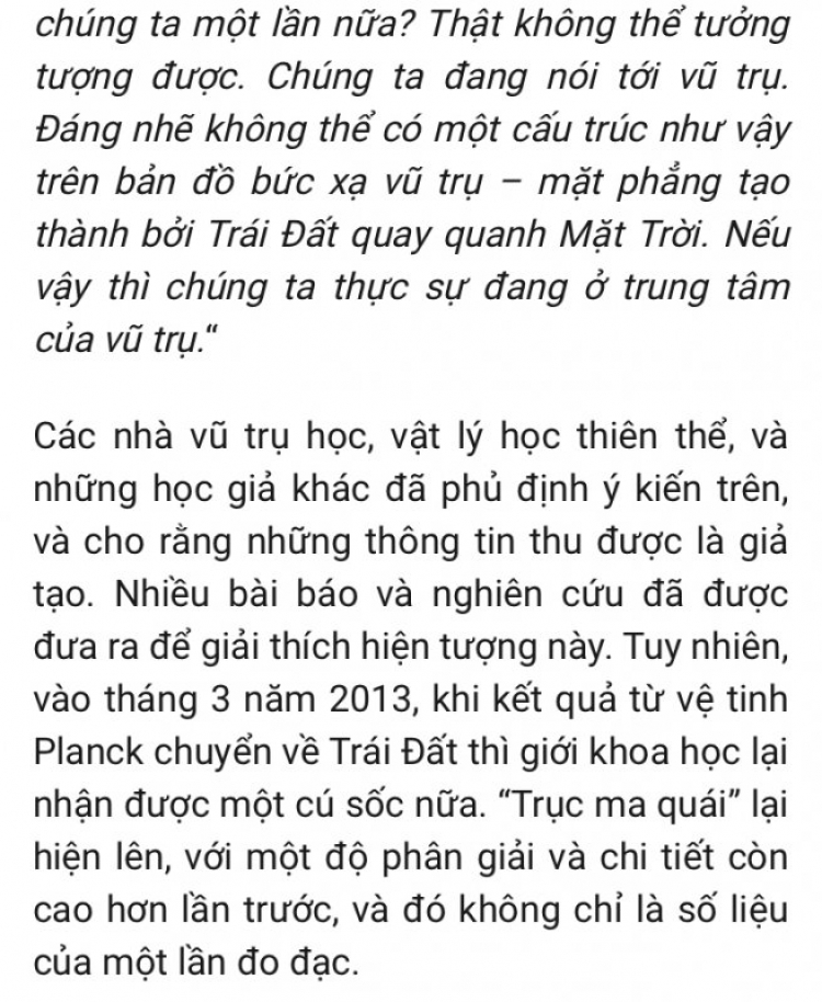 Trái đất quay quanh mặt trời hay mặt trời quay quanh trái đất