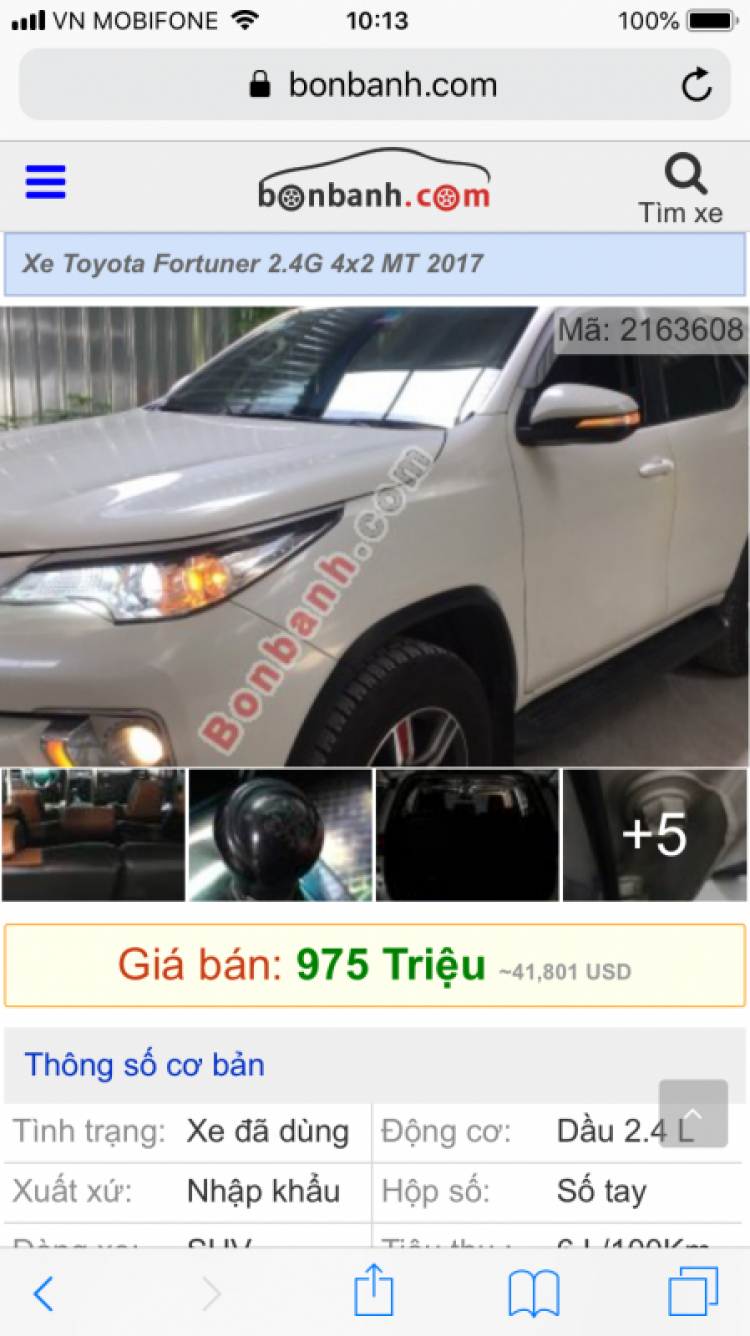 Tư vấn giúp em chọn mua Fortuner chạy dịch vụ với phục vụ gia đình