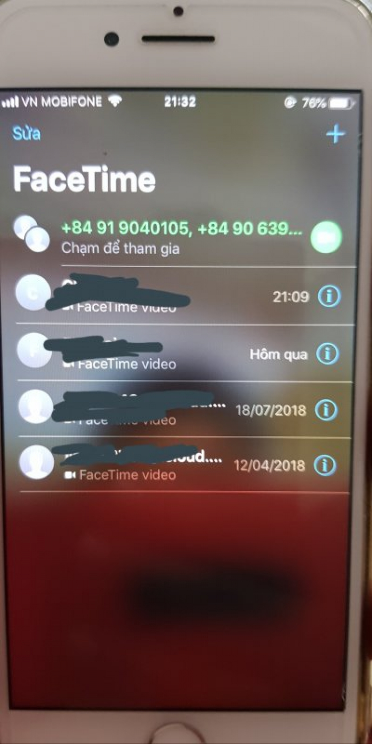 Hỏi cách chặn gọi nhóm facetime