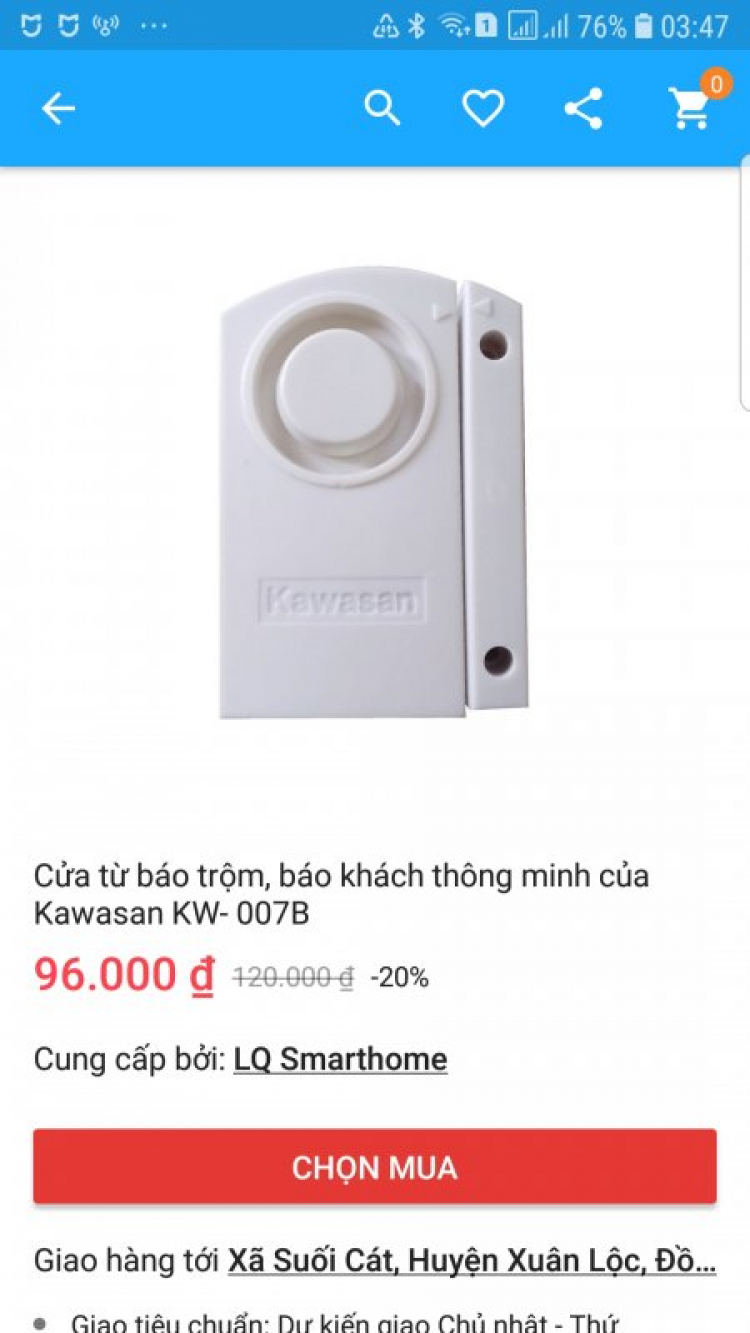 Home security System - Hệ thống cảnh báo chống trộm