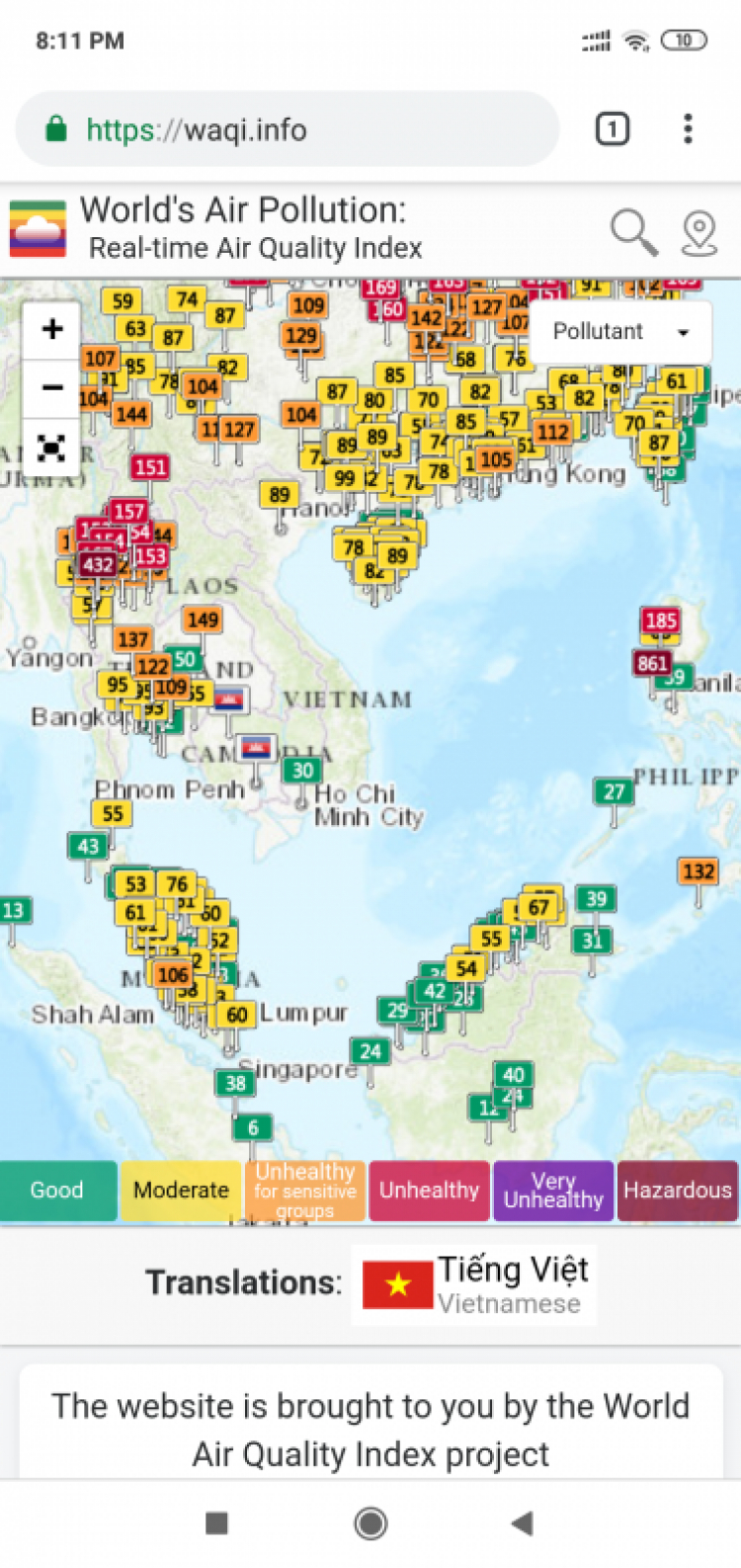 Bangkok, Seoul.....ô nhiễm kinh hoàng còn Sài Gòn Hà Nội?