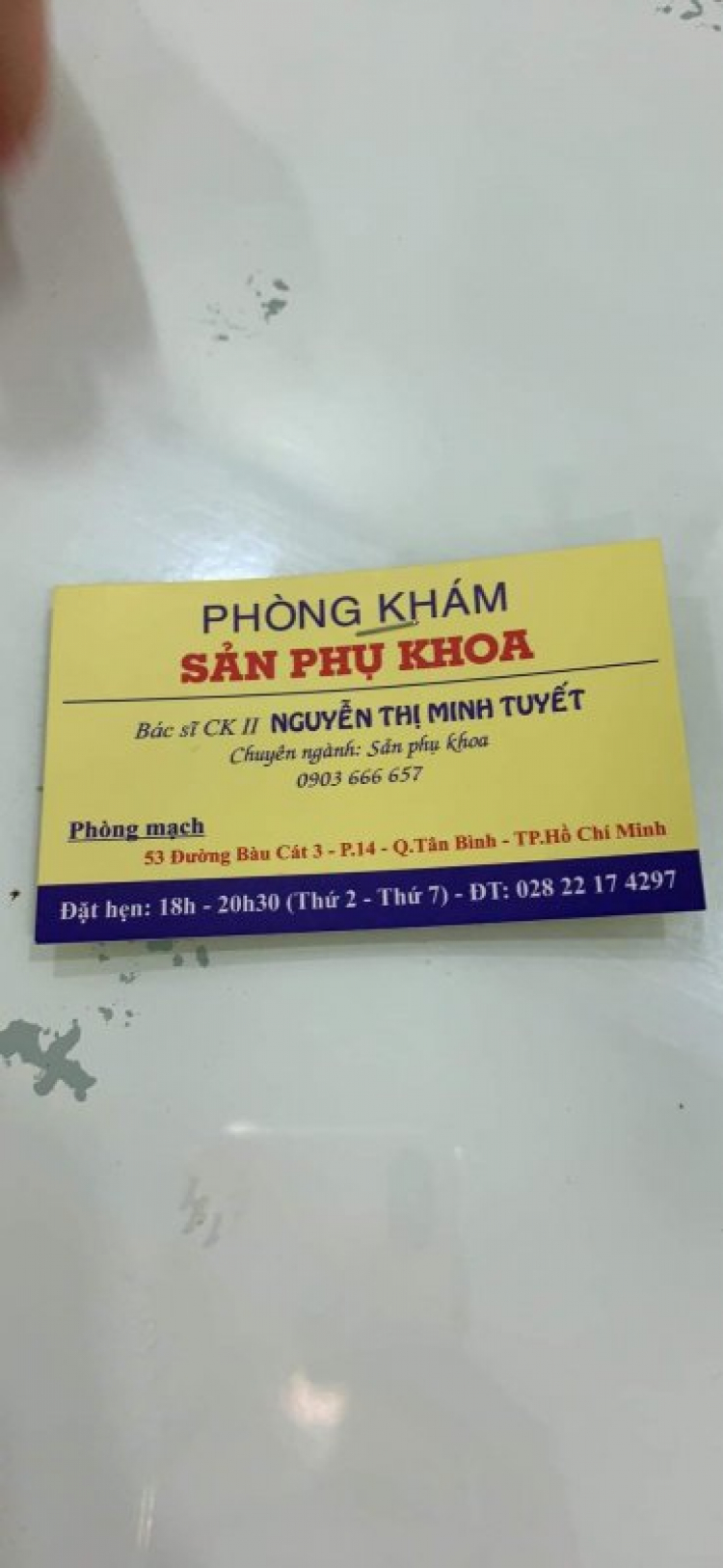 Em hỏi bác sỹ khám thai ở Sài Gòn