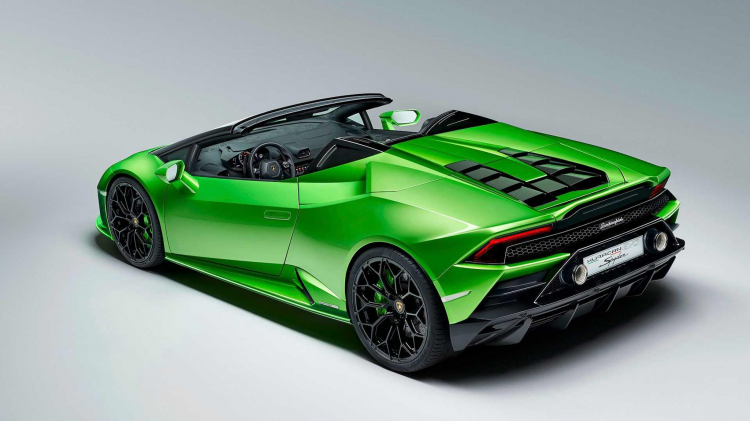 Ra mắt siêu mui trần Lamborghini Huracan EVO Spyder: Kẻ thách thức Ferrari 488 Pista Spyder