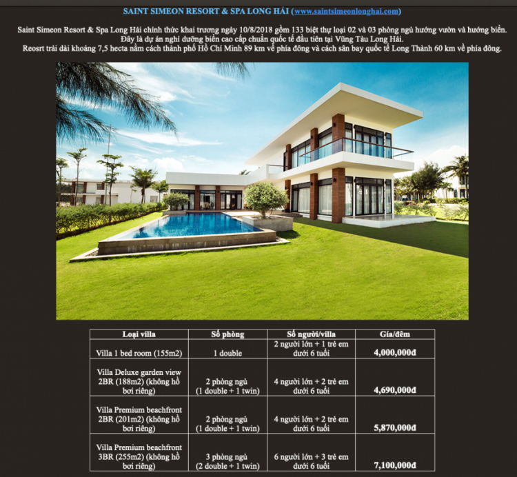 The Grand Hồ Tràm trong khoảng 4/3 đến 8/3 The Grand Hồ Tràm trong khoảng 4/3 đến 8/3