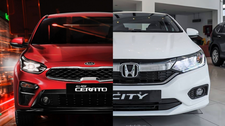 Phân vân mua xe giữa Honda City và Kia Cerato?