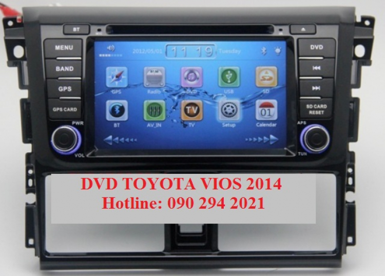 Trang bị DVD, Camera de, cảm biến lùi cho Vios 2014? Trang bị DVD, Camera de, cảm biến lùi cho Vios 2014?