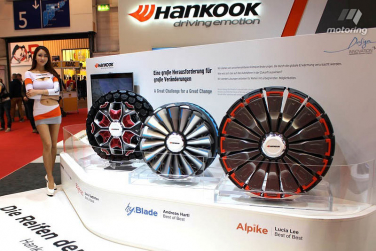 Hankook chế tạo "Lốp xe biến hình"