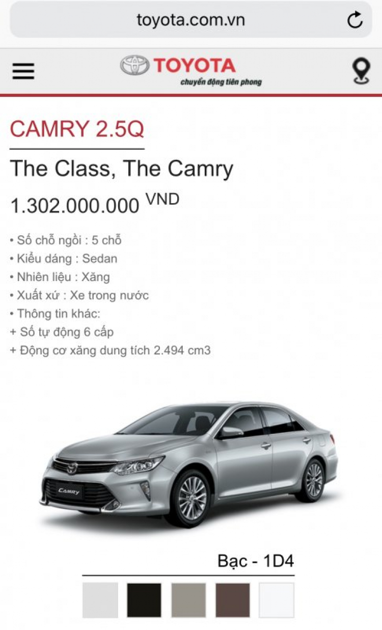 Toyota Camry Tệ Vậy Sao... không có cruise control?