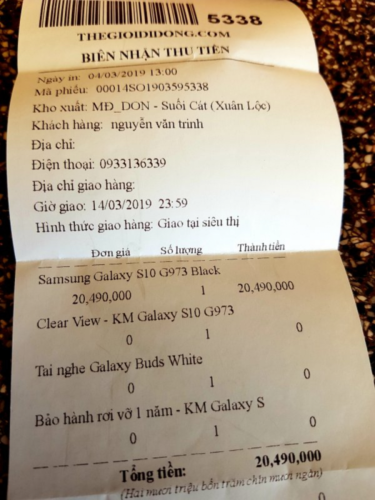 Mới coi Samsung Galaxy S10+ Mới coi Samsung Galaxy S10+