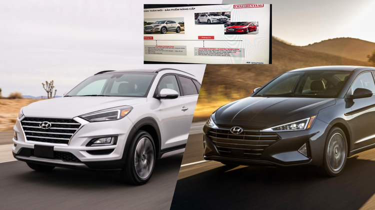 Rò rỉ hình ảnh thông tin ra mắt Hyundai Tucson và Elantra 2019 tại Việt Nam