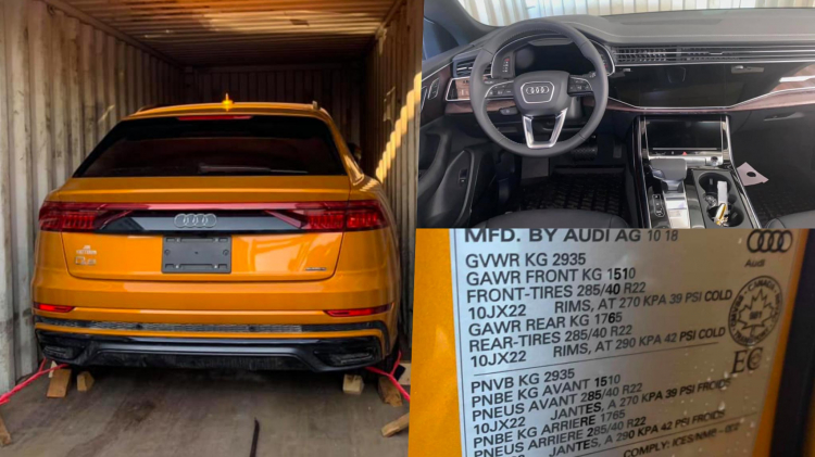 Audi Q8 nhập khẩu tư nhân đầu tiên về Việt Nam