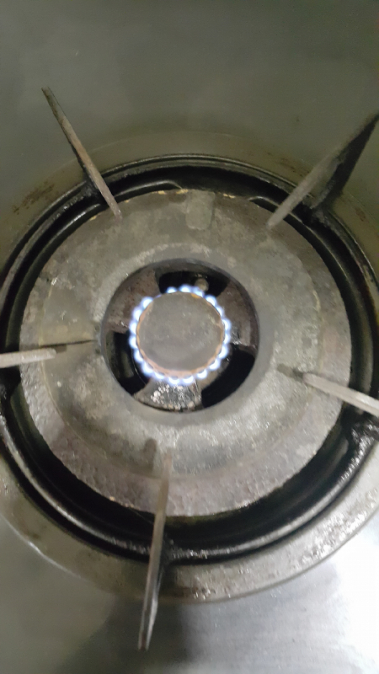 Bếp gas bị phực lửa Bếp gas bị phực lửa