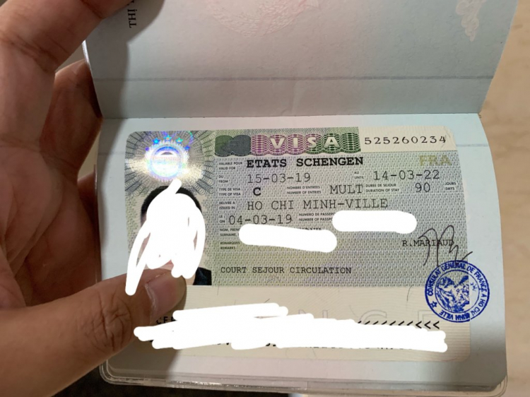 xin visa schengen bên Vincom