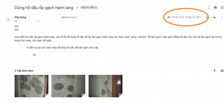 Xử lí gạch lát tầng trệt bị rộp