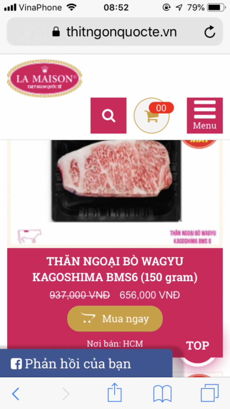 Chỗ mua thịt bò steak Úc ngon Chỗ mua thịt bò steak Úc ngon