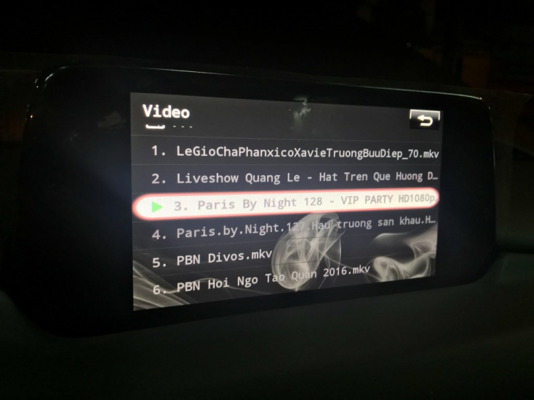 Interface Android dành riêng cho xe Mazda đang dùng Mazda Connect