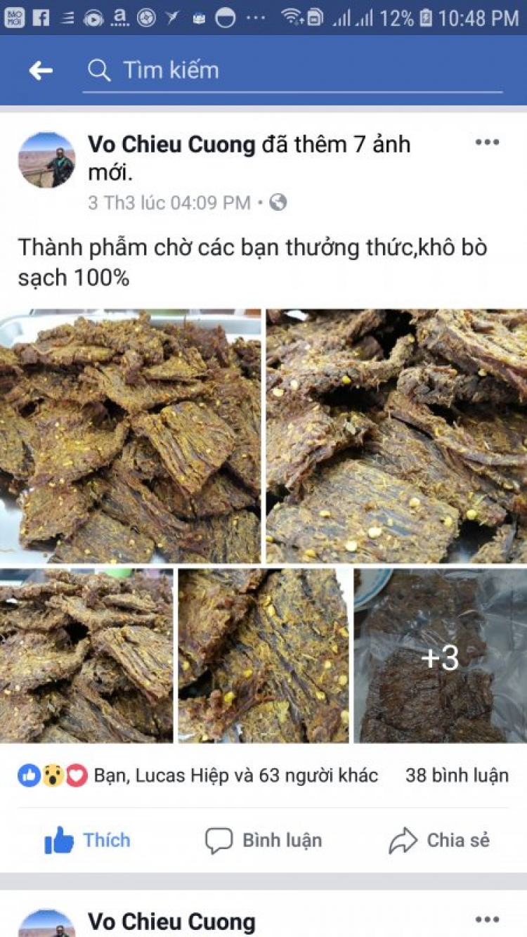 Chỗ mua khô bò ngon ở Sài gòn