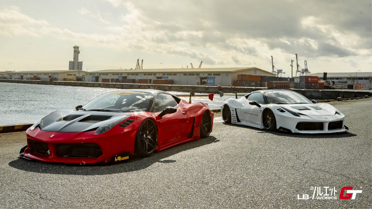 Liberty Walk ra mắt bộ kit wide-body mới cho Ferrari 458 Italia