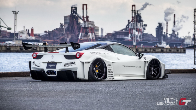 Liberty Walk ra mắt bộ kit wide-body mới cho Ferrari 458 Italia