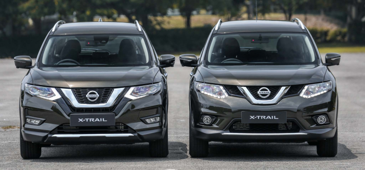 Sự khác biệt giữa Nissan X-Trail phiên bản nâng cấp facelift mới và cũ