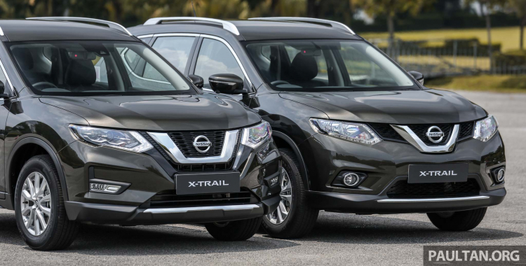 Sự khác biệt giữa Nissan X-Trail phiên bản nâng cấp facelift mới và cũ