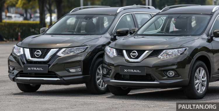 Sự khác biệt giữa Nissan X-Trail phiên bản nâng cấp facelift mới và cũ