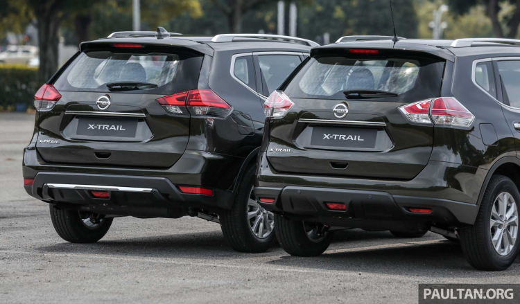 Sự khác biệt giữa Nissan X-Trail phiên bản nâng cấp facelift mới và cũ
