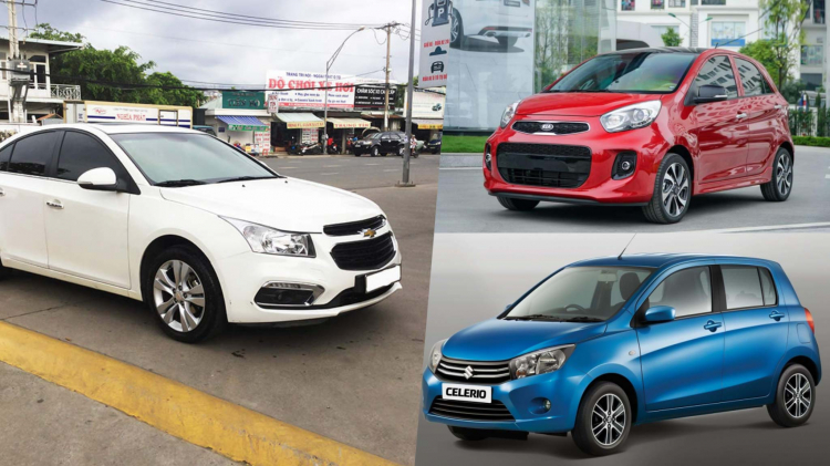 Loanh quanh 400tr nên mua Kia Morning, Suzuki Celerio mới hay Chevy Cruze 2016