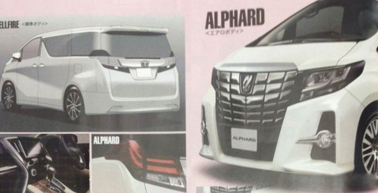 Lộ hình ảnh Toyota Alphard thế hệ thứ 3