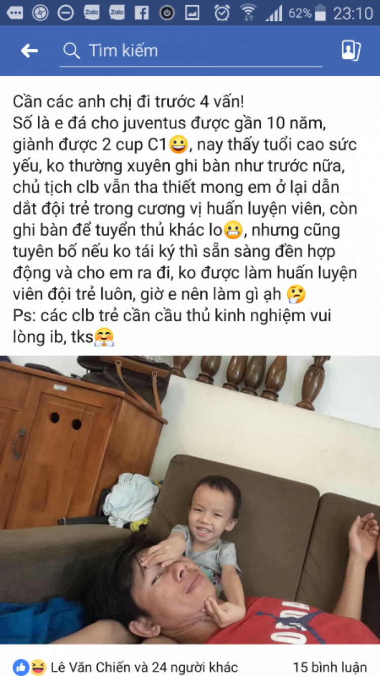 Chia sẽ khoảng khắc cha và con